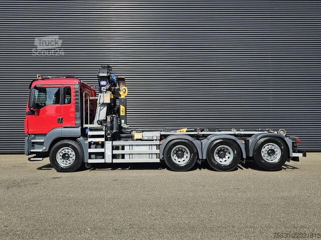 Sistema de braço de gancho MAN TGS 35.430 8x4-4 BL / HAAKARM + Z KRAAN / CRANE