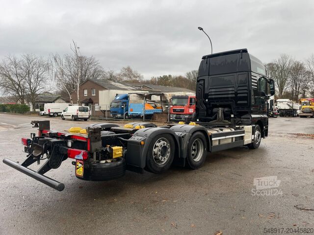 Containertransport MAN 26.500 XXK BDF Vollausst.