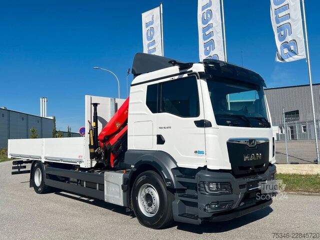 Кран, монтиран на камион MAN TGS 18.470 BL/ PK 14.502 /17m/Prit. 6,20m/ 9 tkm