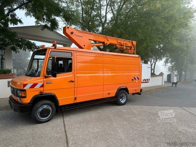 Hoogwerker vrachtwagen Mercedes-Benz 711 mit Ruthmann K 105 Arbeitsbühne