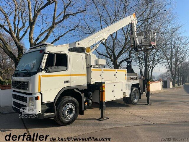 Arbetsplattform lastbil Volvo FM9 mit Bronto Skylift E22ALR Arbeitsbühne