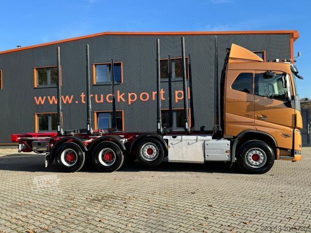 Tomruk kamyonu VOLVO FH16 750 8X4 Holztransport Alukar TOP!