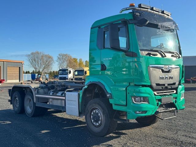 Abrollkipper MAN 28.480 6x4 Abrollkipper Meiller Tectrum RS21.65