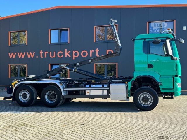 Abrollkipper MAN 28.480 6x4 Abrollkipper Meiller Tectrum RS21.65