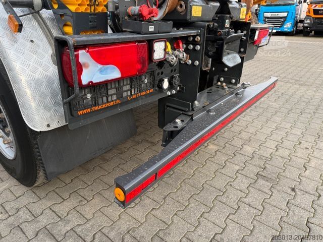 Camión portacontenedores de gancho MAN TGS 28.480 6x4 Abrollkipper Meiller RS21.65