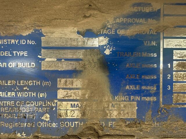 Transporte refrigerado/congelado Gray and Adams Meat Hook Thermo King SLXE 400