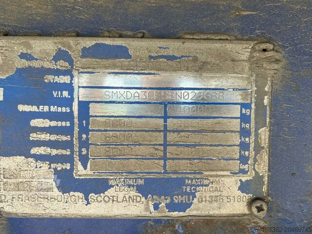 Transporte refrigerado/congelado Gray and Adams Meat Hook Thermo King SLXE 400