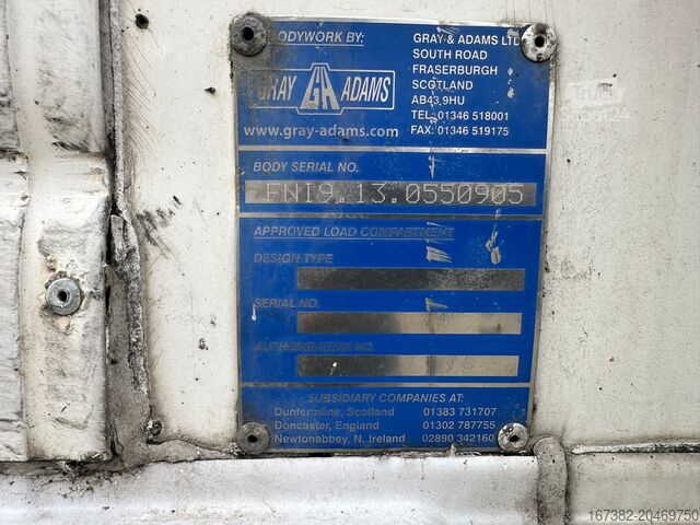 Transporte refrigerado/congelado Gray and Adams Meat Hook Thermo King SLXE 400