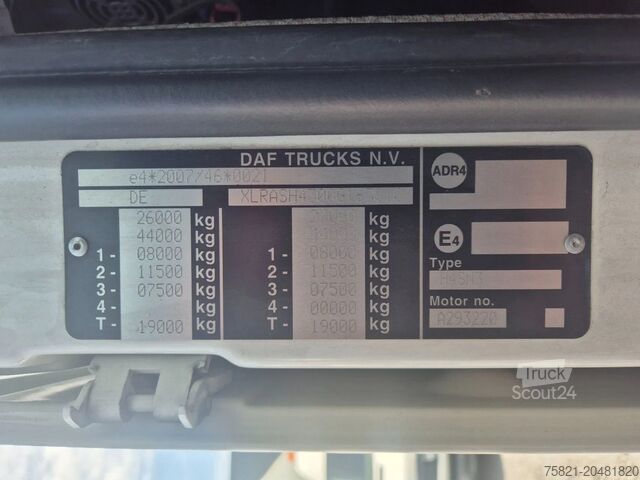 Système BDF DAF XF 460 6x2