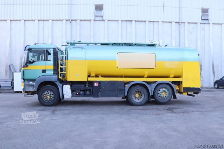 Βυτιοφόρο φορτηγό MAN TGS26.400  E5 6x4 HD ADR 19.100L 2 Kammern Pumpe