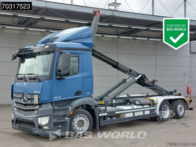 Sistema a braccio con gancio Mercedes Antos 2545 6X2 Retarder Meiller Hooklift Full A...