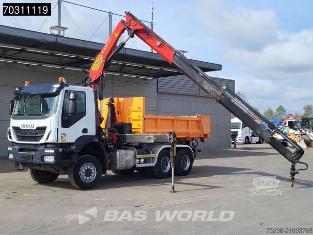 Sistema a braccio con gancio Iveco Trakker 450 6X6 6x6 Palfinger PK19001 SLD Kran ...