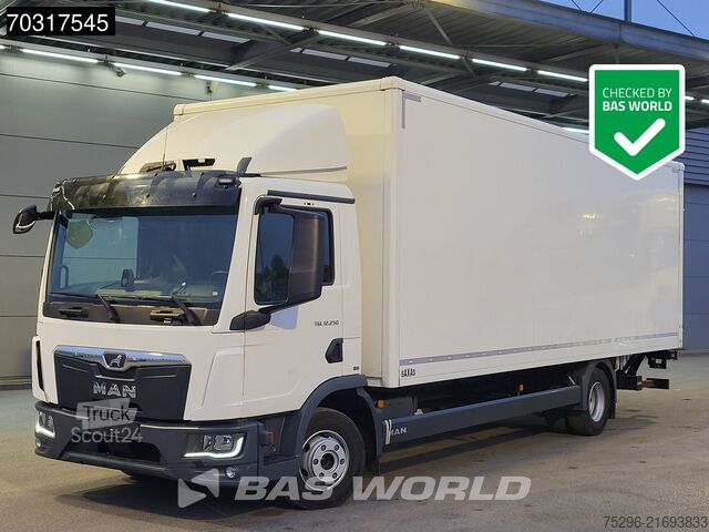 Box body MAN TGL 12.250 4X2 7,26m Box 12t Automatic Euro 6