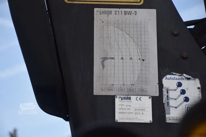 Krovimo platforma DAF CF 75.250