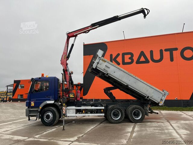 Самосвал с краном Mercedes-Benz Axor 2633 6x4 FASSI F110AK22 / BOX L=5040 mm
