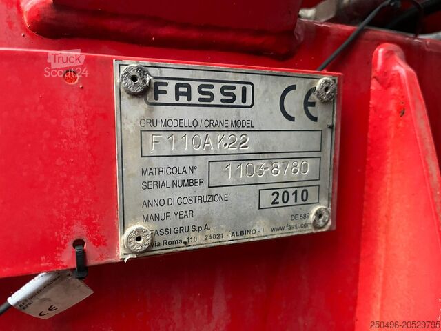 Самосвал с краном Mercedes-Benz Axor 2633 6x4 FASSI F110AK22 / BOX L=5040 mm