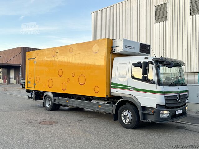 Hladilni tovornjak z zamrzovalno komoro in dvižno ploščadjo Mercedes-Benz Atego 1524 L-Haus Tiefkühlkoffer 6,9mLBW