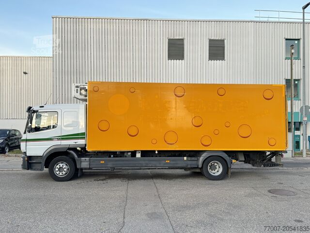 Hladilni tovornjak z zamrzovalno komoro in dvižno ploščadjo Mercedes-Benz Atego 1524 L-Haus Tiefkühlkoffer 6,9mLBW