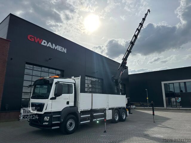 Camión grúa MAN TGS 26.480 6x4 HIAB 377-8 , winch Euro 6