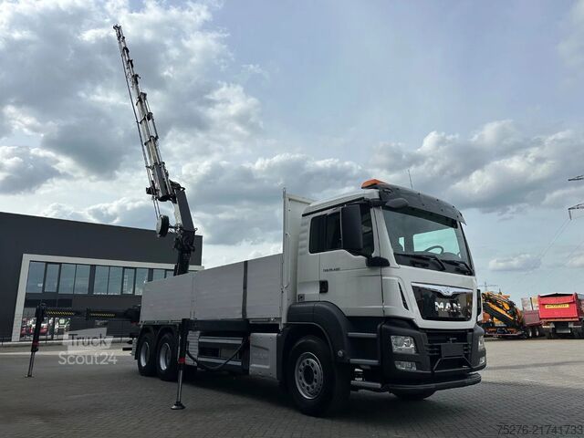 Camión grúa MAN TGS 26.480 6x4 HIAB 377-8 , winch Euro 6