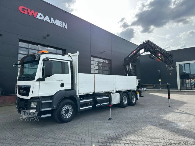 Camión grúa MAN TGS 26.480 6x4 HIAB 377-8 , winch Euro 6