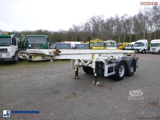 Kaiser 2 axle container chassis 20 ft. tipping