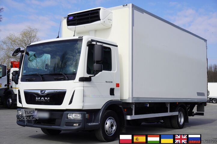 Chladiarenské vozidlo MAN TGL 12.190 / 14 EPAL Refrigerator/3units