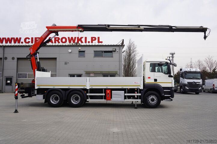 Plošina s jeřábem MAN TGS 26.420 6x4 / Fassi F215A.2.24