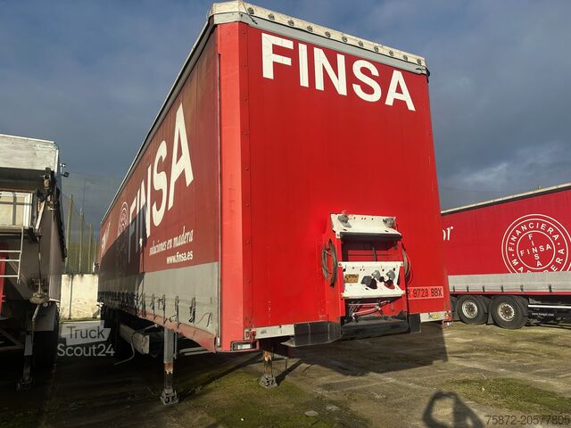 Semirreboque aberto com lona Krone TAULINER EJES MERCEDES DISCO