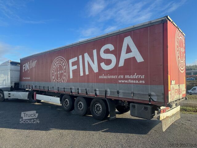 Semi-remorque ouverte avec bâche Krone TAULINER EJES MERCEDES DISCO