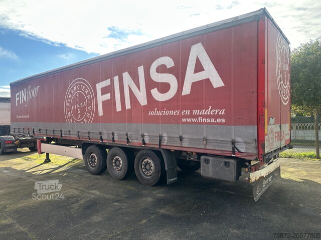 Semirreboque aberto com lona Krone TAULINER EJES MERCEDES DISCO