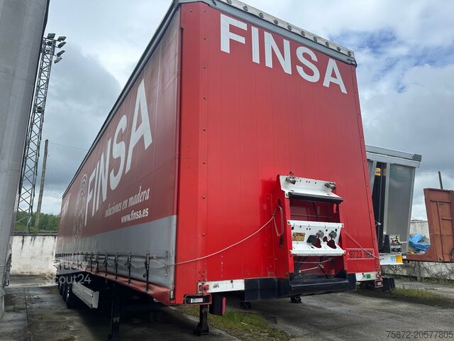 Semi-remorque ouverte avec bâche Krone TAULINER EJES MERCEDES DISCO