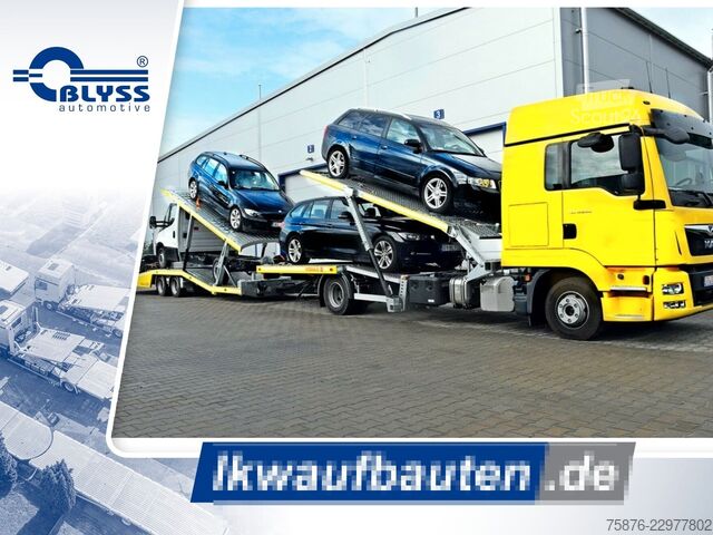 Automašīnu pārvadātājs MAN 12.250 TGL mit Anhänger für 5 PKW