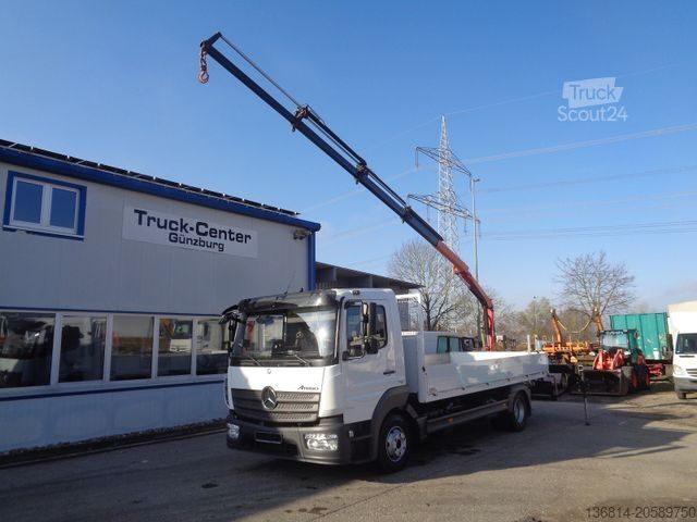 Dubă pick-up MERCEDES-BENZ Atego 821 Palfinger PK4200 Sperre 3-Sitzer