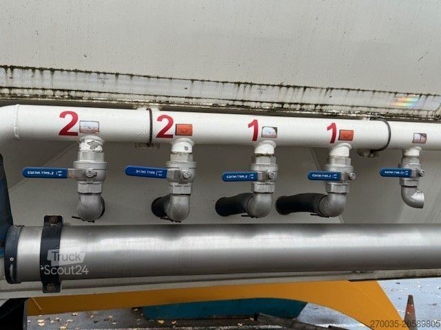 Silo puspieka  ANDOR 3-Achs Silo 3 Kammer+ALU+38.000l+SAF