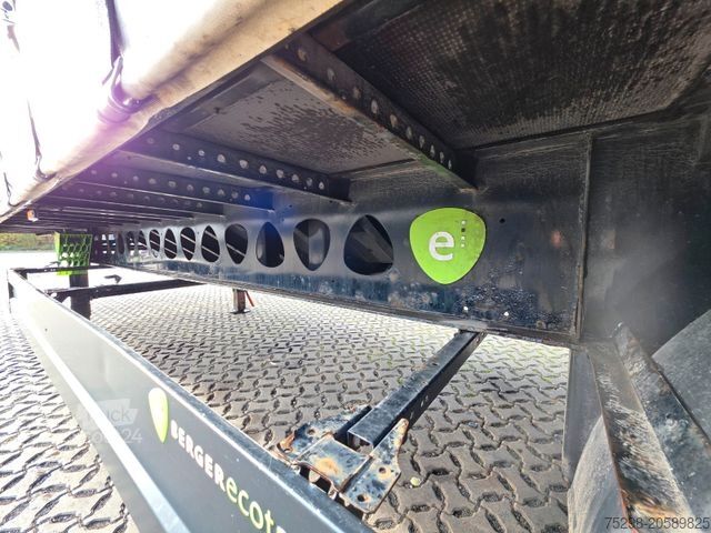 Atvērta puspiekabe ar tentu BERGER SAPL 24 / Coilmulde / 5.460 kg