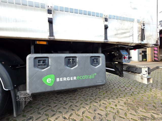 Atvērta puspiekabe ar tentu BERGER SAPL 24 / Coilmulde / 5.460 kg
