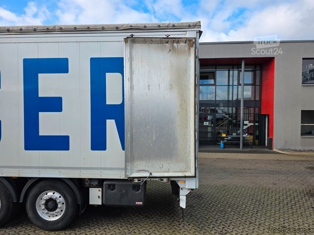 Sættevogn med walking floor REISCH R24 / Alu/ Lift / elektr. Dach