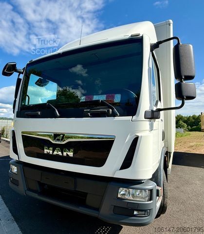 LKW mit Kofferaufbau MAN TGL 12.180 E6, rre, Blattfeder, LBW1.5to