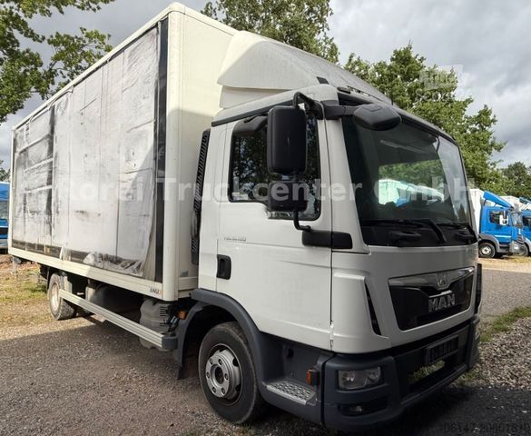 Dubă cu caroserie tip cutie MAN 8.180 TGL E6, Blattfeder, LBW MBB1to