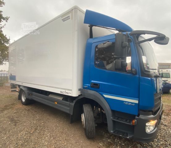 Camion caisson MERCEDES-BENZ 1224L E6, Klima, Automatik, Koffer 5.2m&LBW1.5to