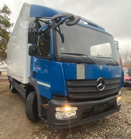 Camion caisson MERCEDES-BENZ 1224L E6, Klima, Automatik, Koffer 5.2m&LBW1.5to