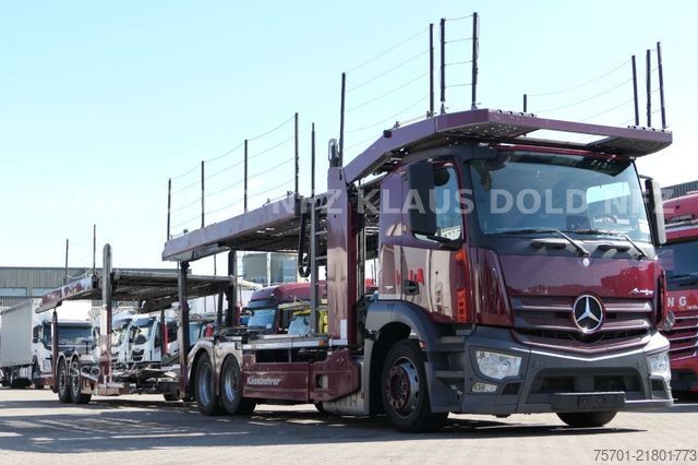 Камион за превоз на автомобили MERCEDES-BENZ Antos 2443 Autotransp. Kässbohrer Metago