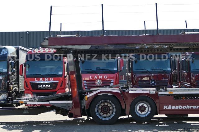 Камион за превоз на автомобили MERCEDES-BENZ Antos 2443 Autotransp. Kässbohrer Metago