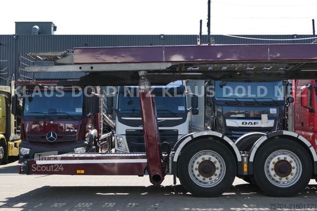 Камион за превоз на автомобили MERCEDES-BENZ Antos 2443 Autotransp. Kässbohrer Metago