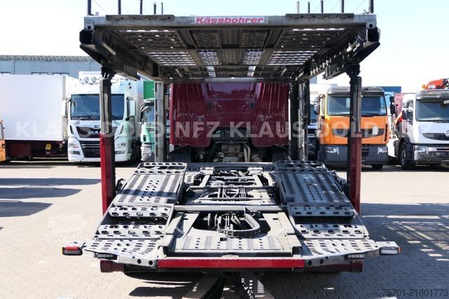 Камион за превоз на автомобили MERCEDES-BENZ Antos 2443 Autotransp. Kässbohrer Metago