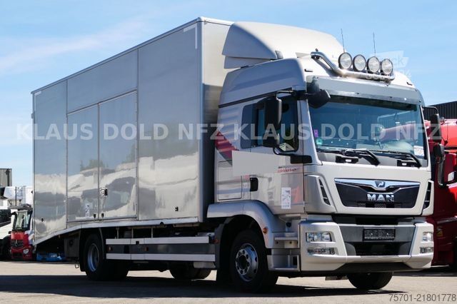Камион за превоз на автомобили MAN TGM 15.290 Autotransporter-FGS 2-Tanks Kamera