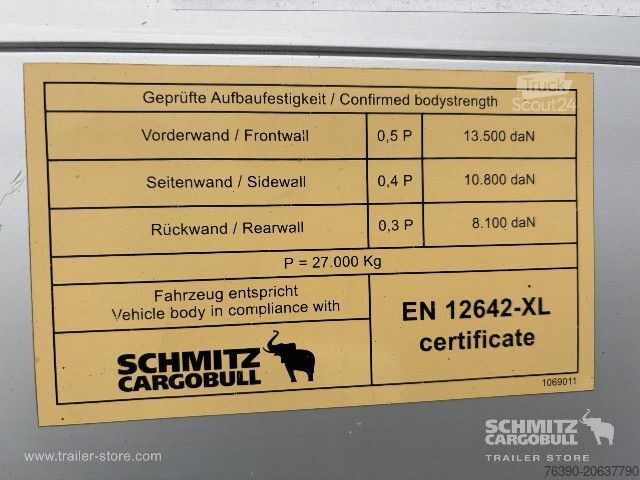 Open semitrailer with tarp Schmitz Cargobull Semitrailer Curtainsider Standard