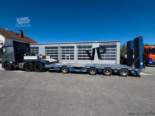 Niski poluprikolica FAYMONVILLE Multimax -NZ-4(1+3) Radmulde Stielmulde auszieh.