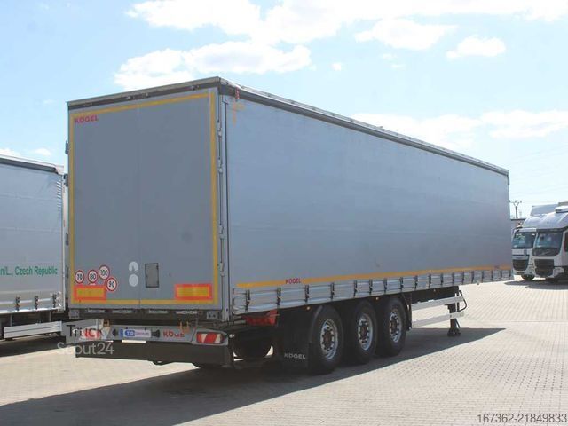 Otvorený náves s plachtou  SN 24, LIFTING AXLE, SAF, MULTILOCK